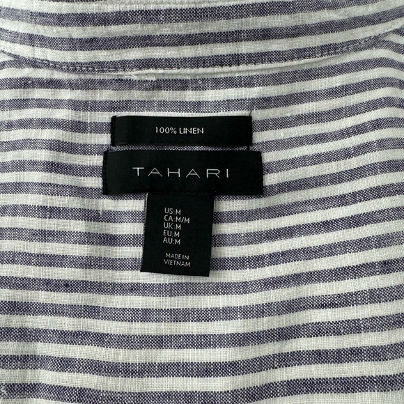 Tahari button down shirt, woman, short sleeve, perfect conditions! Size M - Picture 7 of 7